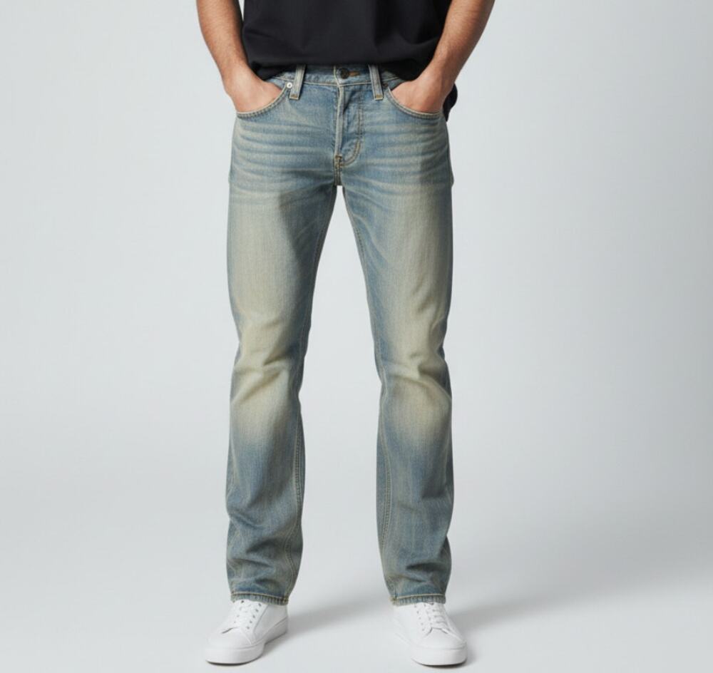 TRUE RELIGION Men's Straight Leg Denim Jeans Size 34
